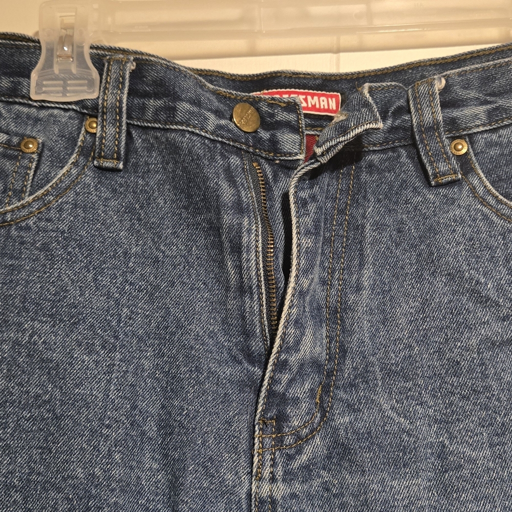 Craftsmen's Denim Relaxed Fleece Lined Jeans 34x34